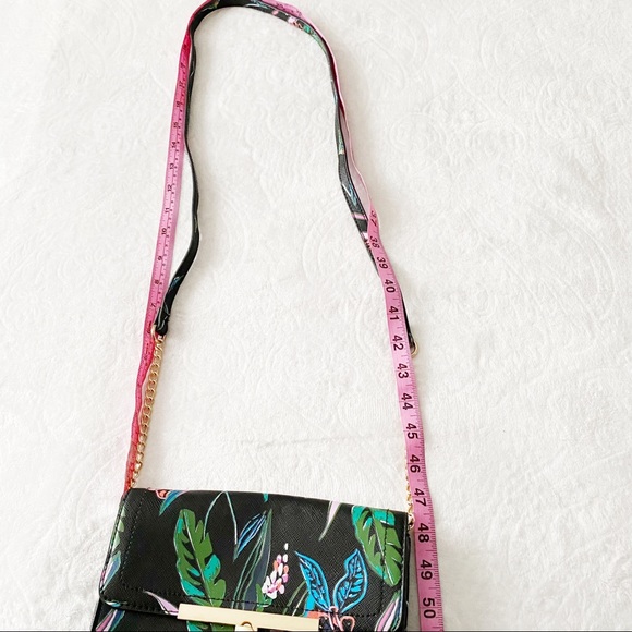 Floral Print Chain Strap Purse - Picture 7 of 11